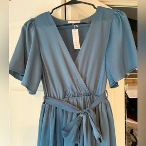 Baltic Born blue Sicily maxi dress, size small
